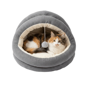 Star Pet Semi Enclosed Bed 40x40 CM (Gray)