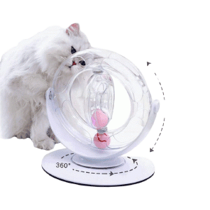 Pet Cat Toy 360° Space Spinning Ball Toy Roller