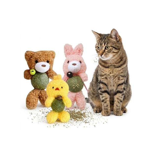 Saas Plush Crisp Bell & Cat Mint Toy 6x16 CM