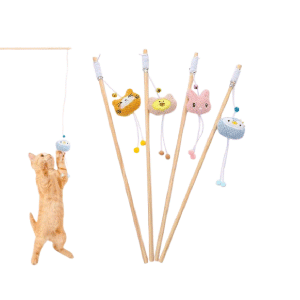 Saas Wooden At Teaser Stick Toys-2 50 CM