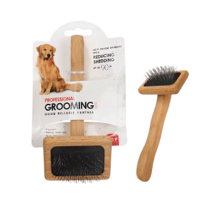 Carbonized Bamboo Hand Pet Combs (16x6.8x5 CM)