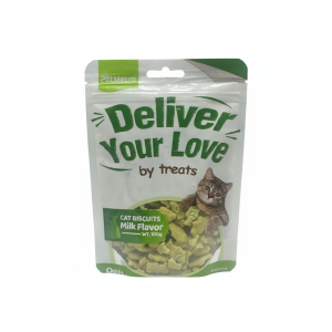 Pet Metro Cat Biscuits Milk Flavour 100gm