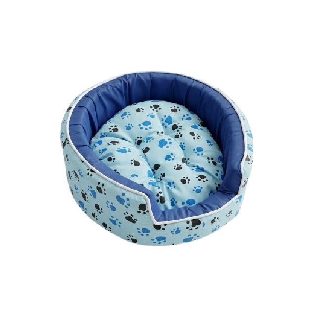 Puppod Foam Pets Bed Small 39x30x12 (Blue)