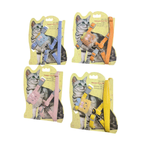 Saas Cat Harness + Leash Set (L)