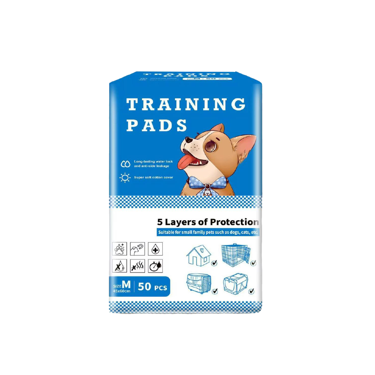 Saas Training Pads 45x60 CM (M 50 Pcs)