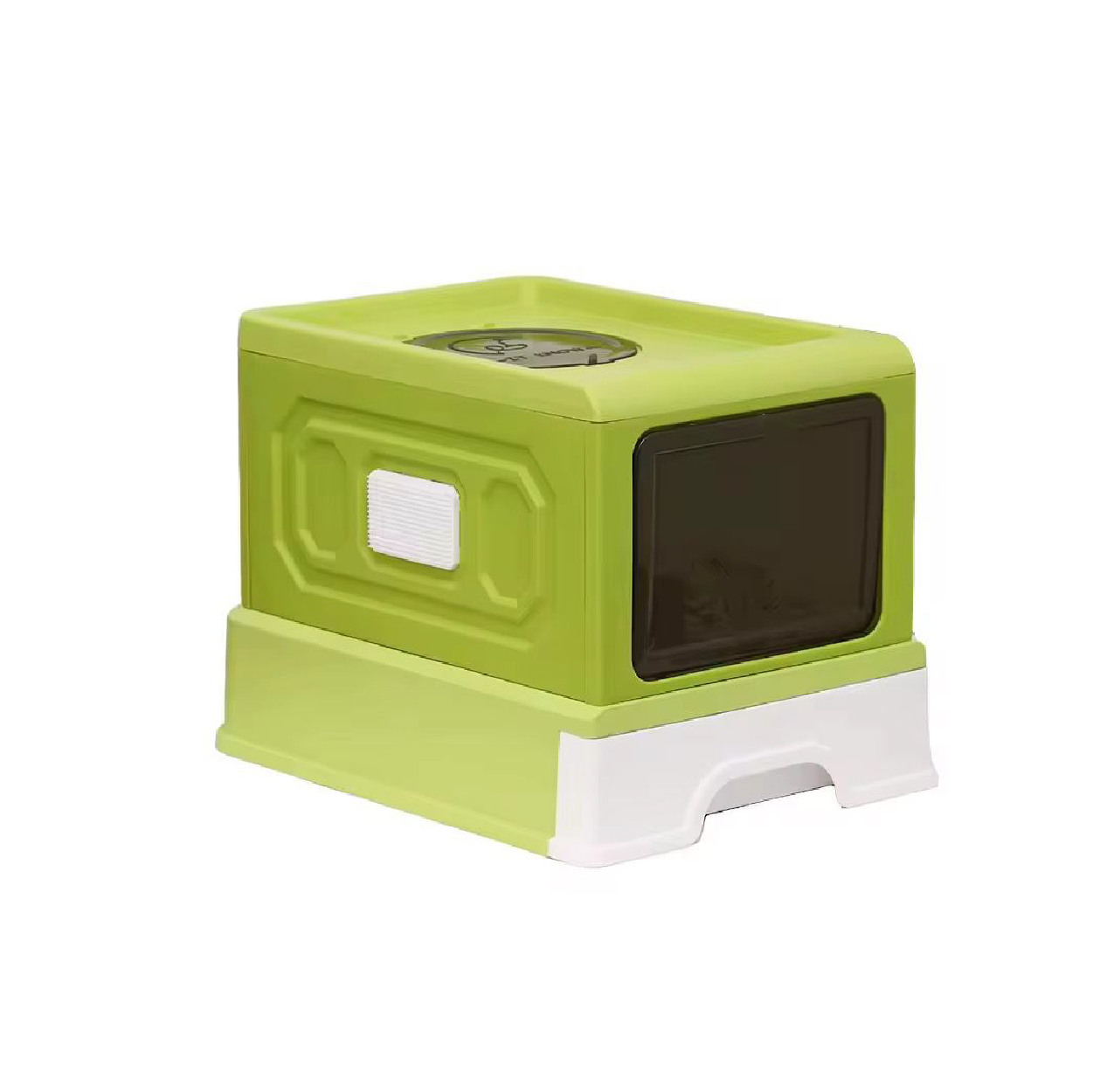 Saas Stylish Closed Cat Litter Box (Green)