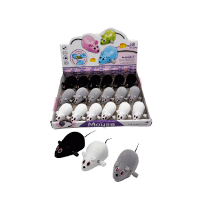 Saas Mouse Cat Playing Toy 18 Pcs/Box 7.2x4.5x4 CM