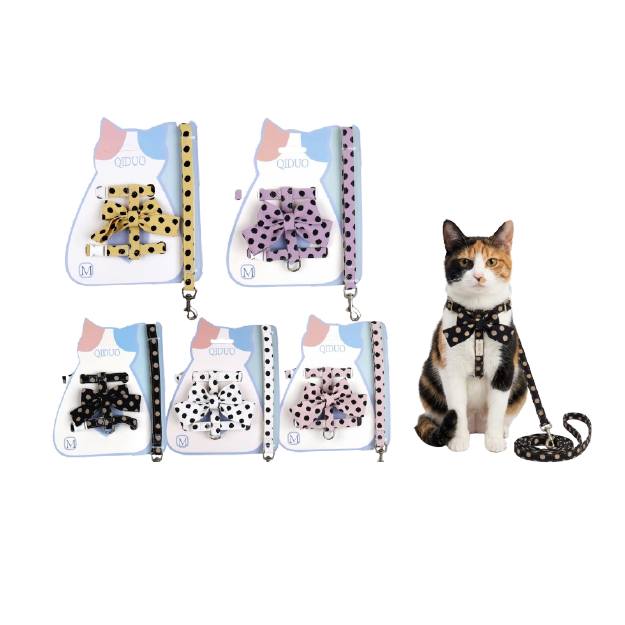 Saas Fancy Cat Harness + Leash Set (6)