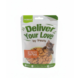 Pet Metro Cat Biscuits Tuna Flavour 100gm