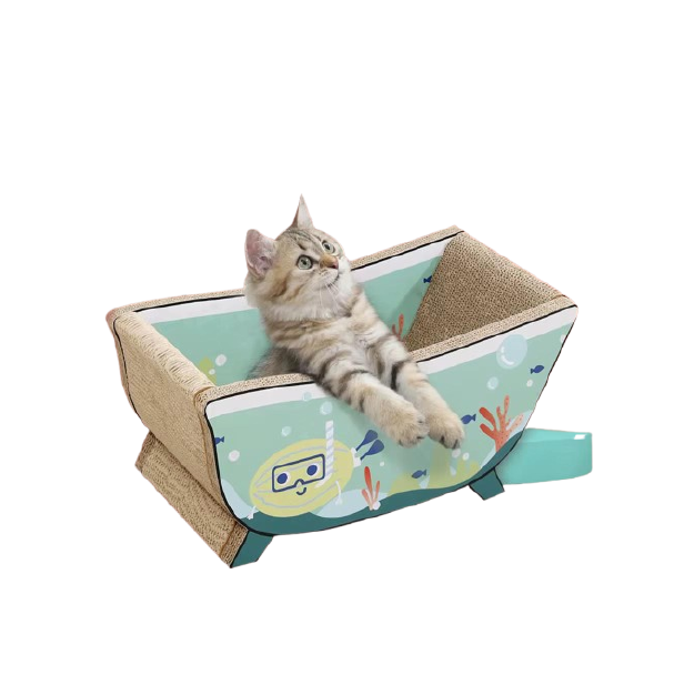 Saas Cat Scratcher Bath Tub 57x33x38 CM