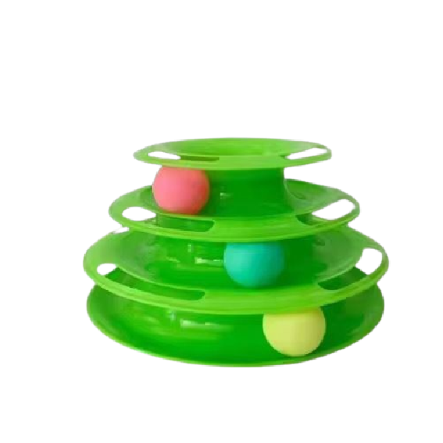 Saas Cat Tower Playing Toy No#4 (Green)