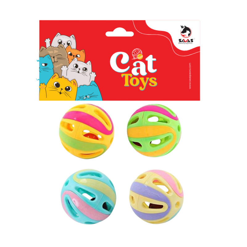 Playing Bell Ball 4Pcs 5cm