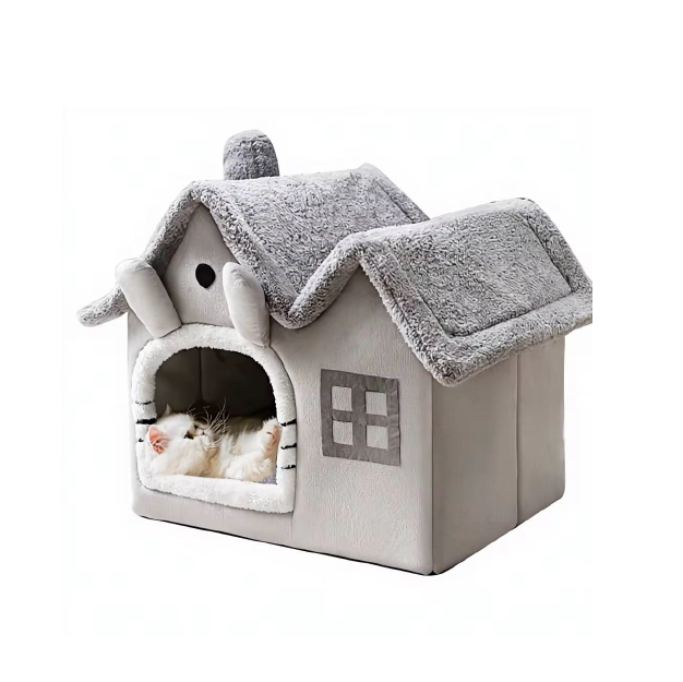 Saas Two-Top Cat House Bed L 49x39x46 CM