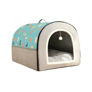 Saas Oval Nest Pet House L (60x42x38 CM) Blue