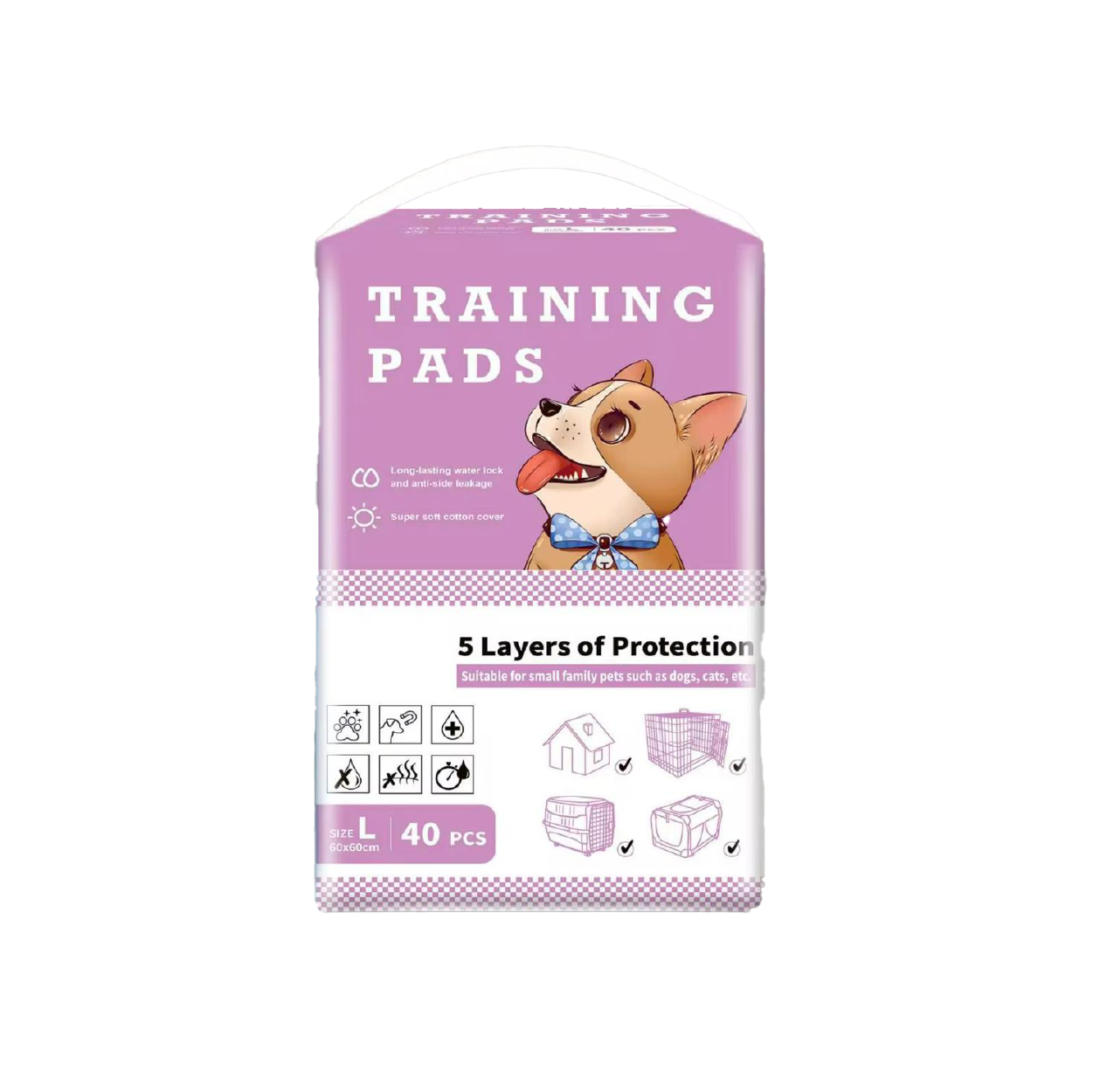 Saas Training Pads 60x60 CM (L 40 Pcs)