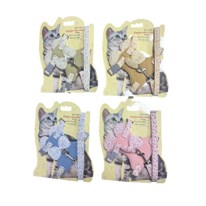 Saas Cat Harness Set Fancy Type Large