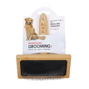 Carbonized Bamboo Hand Pet Combs (Large)