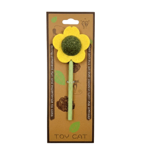 Saas Catnip Flower Stick Toy 15 CM