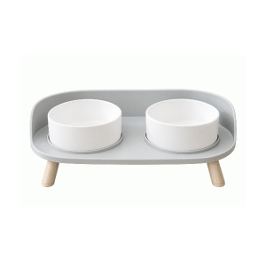 Saas Ceramic Food Bowl With Rack 37x11x13 CM