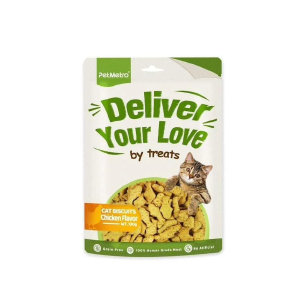 Pet Metro Cat Biscuits Chicken Flavour 100gm