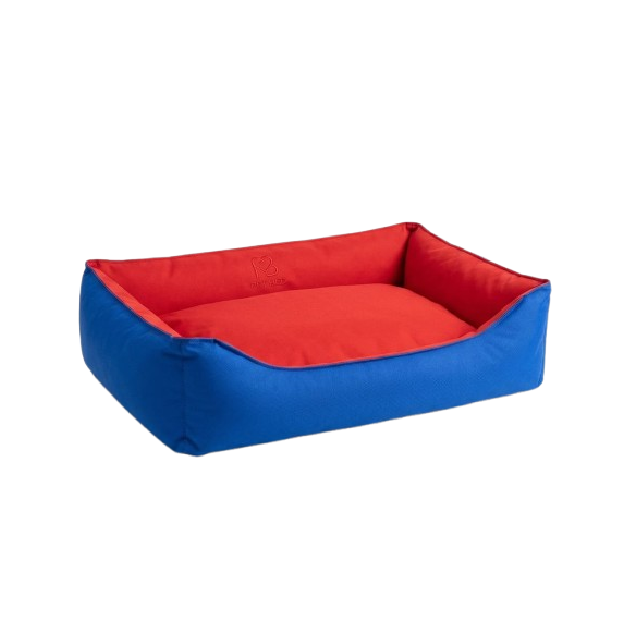 Saas Winter Pet Cushion (Red & Blue) L-75 X 54 X 20 CM
