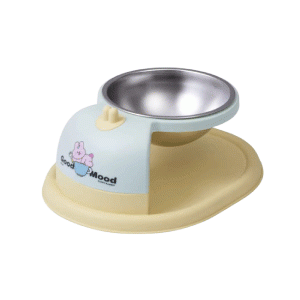 Saas Single Pet Food Bowl 25.5x20.5x11.5 CM (Yellow-Green)