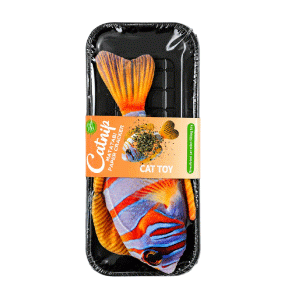 Saas Catnip Filled Fish Cat Toy 26 CM