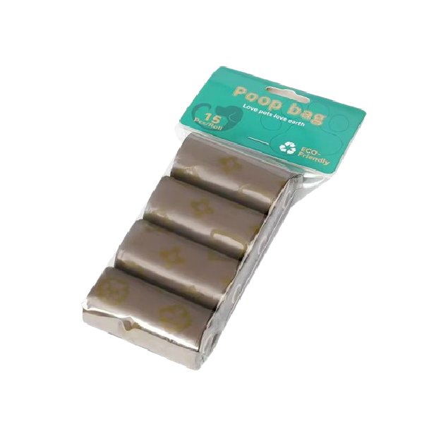 Saas Pet Poop Bags 1.5SI: 4 Rolls