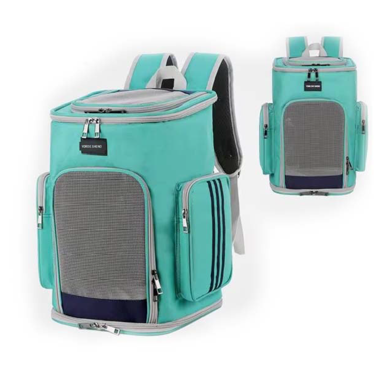 Saas Cats Travelling Bagpack 25x27x40 CM Green