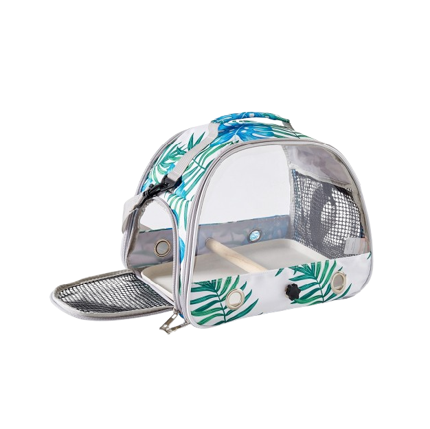 Saas Parrots Outdoor Bag 33x24x26 CM (White & Blue)