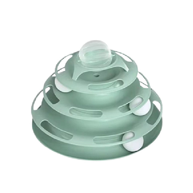 Saas Cat Tower Playing Toy No#2 (Green)