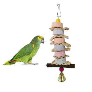 Saas Birds Parrot Grinding Stone Toy 22cm