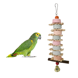 Saas Birds Parrot Grinding Stone Toy 27cm