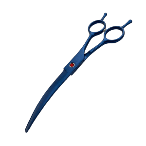 7.5 Inch Blue Curved Scissor-Left Hand