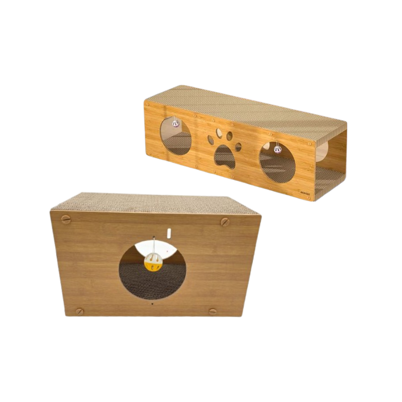 Cats Scratching Board Toy House CP+MDF