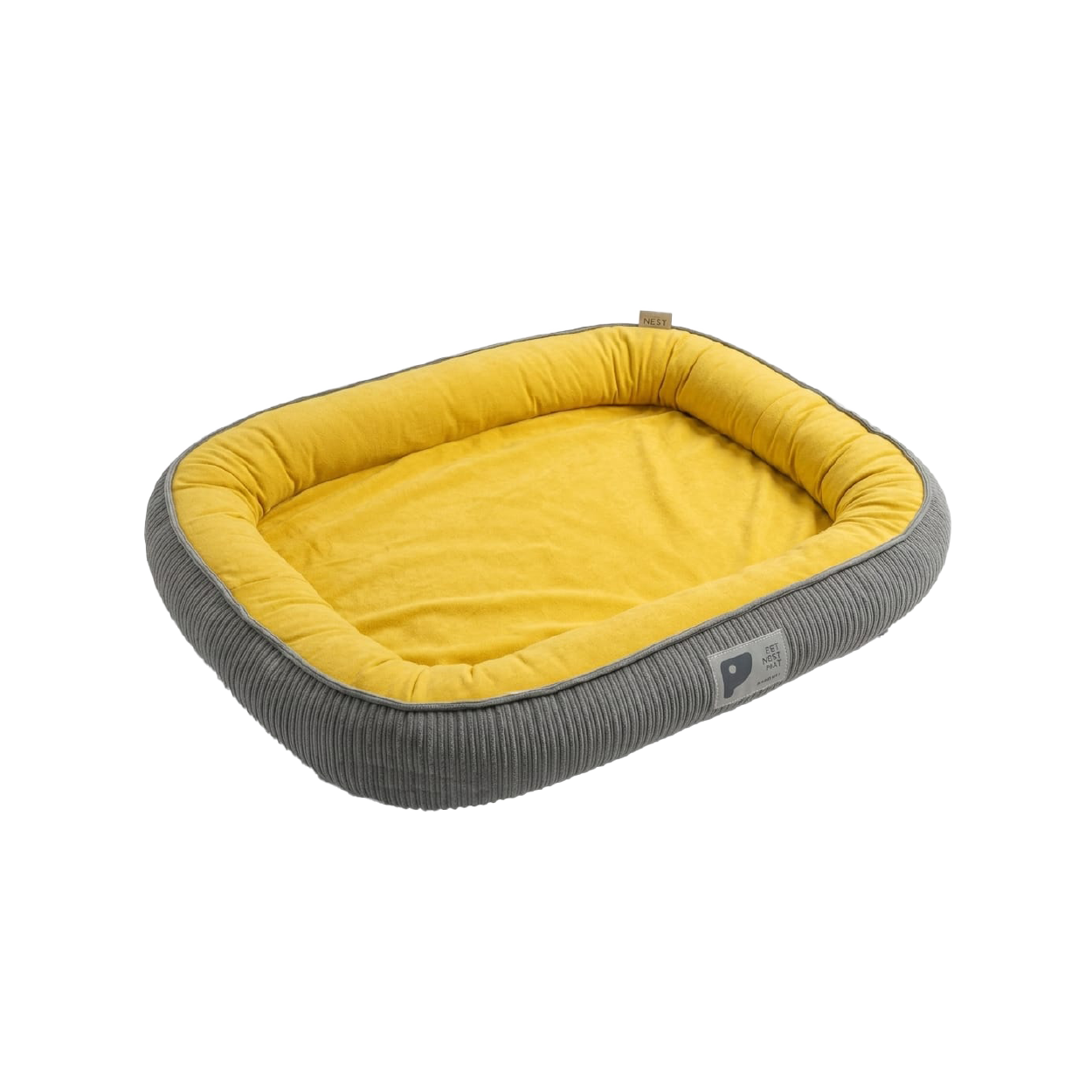 Saas Pet Soft Bed Yellow (M 50x44x12, L 65x50x12, XL 75x60x12, XXL 90x75 CM)