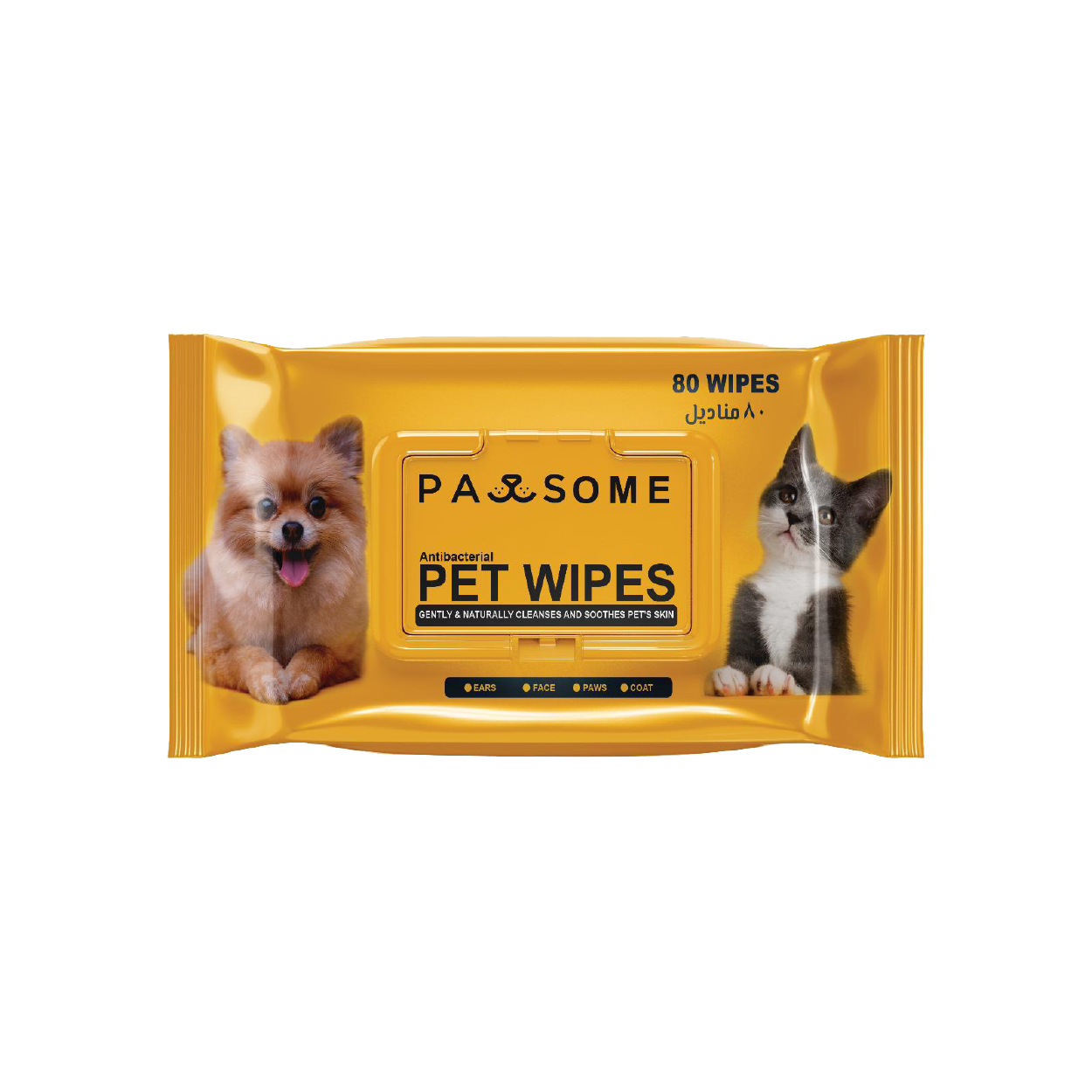 Paw Some Pet Wipes 80 Pcs /Bag