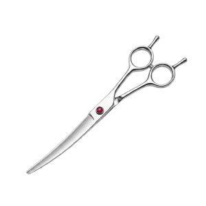 7.5 Inch Silver Curved Scissor-Right Hand