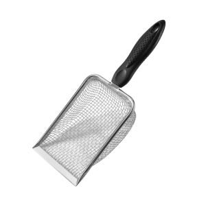 Saas Stainless Steel Cat Litter Scoop 27.2x10 CM (Black)