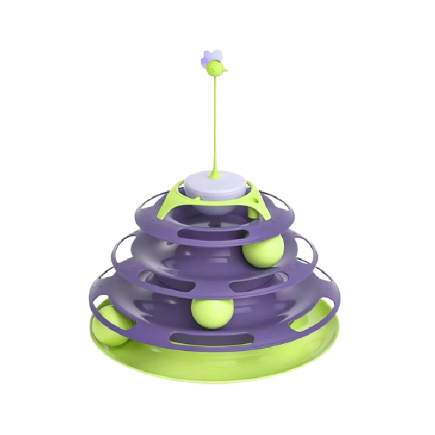 Saas Cat Tower Playing Toy No#1 (Purple)