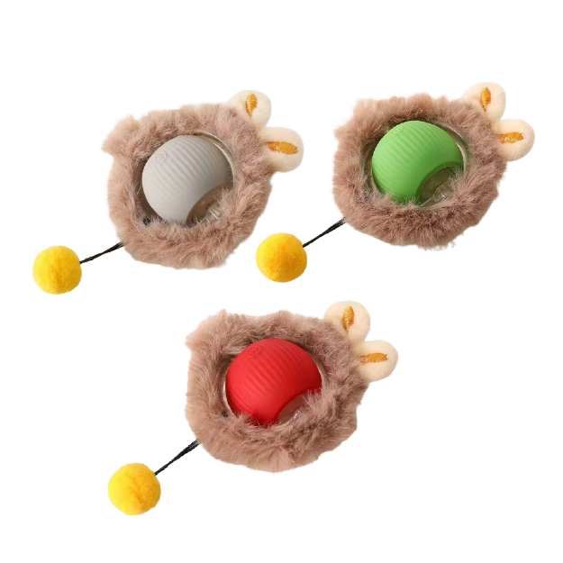 Saas Electric Cat Toy Ball (Fluffy wake-up model) 5 CM x 40 CM