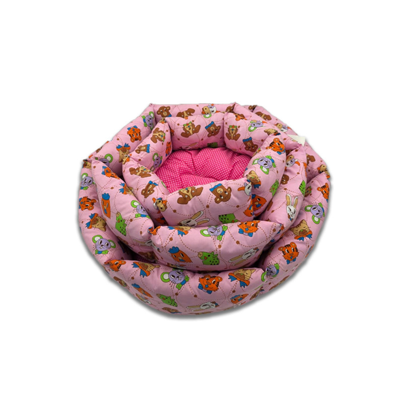 Round Soft Bed (S36*36*10Cm M45*45*16Cm L60*60*17Cm)