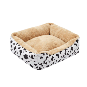 Saas Black & White Patterned Pet Bed 60x50x20 CM