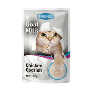 Faenbei Cat Goat Milk 85g (Chicken Codfish) 12 Pcs In Box