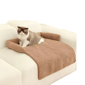 Saas Pet Summer Sofa Bed & Mat 80x60 CM (Coffee)