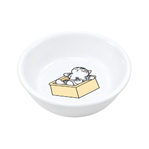 Saas Cat Ceramic Food Bowl 12x4 CM