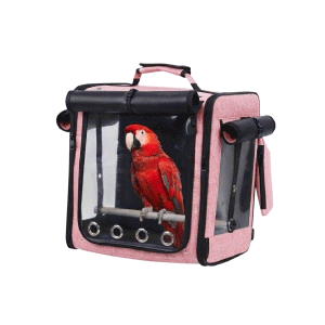 Saas Large Parrot Bag 36x30x39 CM (Pink)