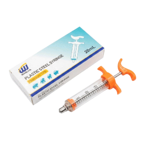 Veterinary 20ml Syringe Animal Vaccine Injector