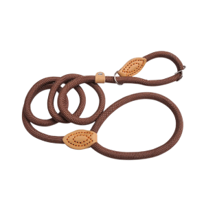 Saas Chock Rope Leash 10 MM x 150 CM, 14 MM x 150 CM, 16 MM x 150 CM (Dark Brown)