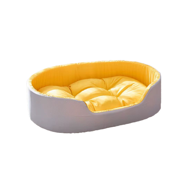 Saas Winter Pet Beds Material (M 50x35 CM, L 60x40 CM, XL 75x50 CM) Yellow